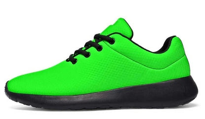 Men's Lightweight Breathable Mesh Lace-Up Sneakers – Green