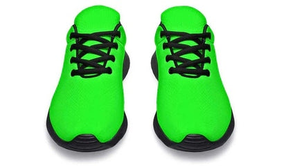 Men's Lightweight Breathable Mesh Lace-Up Sneakers – Green