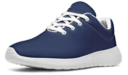 Men's Lightweight Breathable Mesh Lace-Up Sneakers – Navy Blue